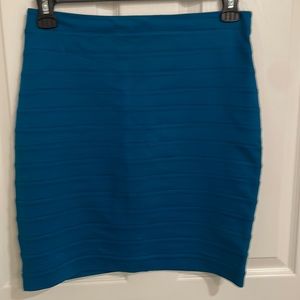 Turquoise skirt gently used size 8